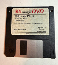 Sigma Designs REALmagic DVD Hollywood PLUS Win95/98 Drivers Disk picture