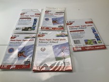 Photo Paper Likon Canon Mixed Lot 5x7 and 4x6 Glossy Inkjet Printer - 4 New picture