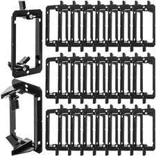 25 Pack Low Voltage Mounting Bracket, 1 Gang Flush Mounting Wall Plate, Drywall picture
