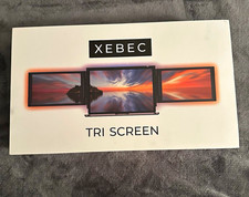 Xebec Tri Screen 10.1in Portable Dual Monitor Attachment, Black (Open Box) picture