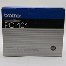 Lot of 2 Brother PC-101Thermal Ribbon Genuine New OB picture