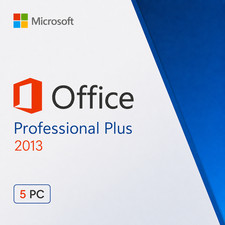 Office Profeesional Plus 2013 5 PC Retail Sealed Package picture