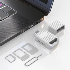 USB-C SIM Card Reader - Includes Standard/Micro/Nano SIM Card Adapters Kit & ... picture