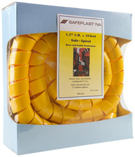 SPPC Series – Safeplast  Pre-Cut Spiral Wrap, Hose & Cable Protector, Yellow HD- picture