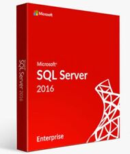 Microsoft SQL Server 2016 Enterprise with 16 Core License, unlimited User CALs picture