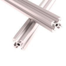 QTY2 ALUMINUM T-SLOT EXTRUSION 2020 mm 6 x 460 mm EXTRUDED FRAME BEAM 3D PRINTER picture