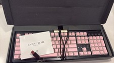 EVGA Z15 RGB Mechanical Gaming Keyboard Custom Pink Keycaps #N43a picture