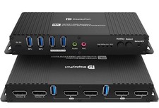 Kvm Switch DisplayPort 2 Monitors 2 Computers EDID 4K 144Hz Hotkey Switching picture