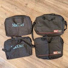 Lot 4 MacUser Laptop Shoulder Carrying Bags Case Apple Vintage Collectors Item picture