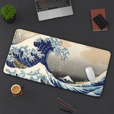 The Great Wave Gaming Desk Mat Mouse Pad Playmat picture