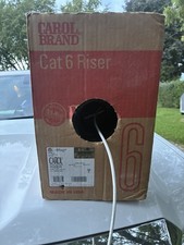 Open Box Of PRYSHIAN CAROL RISER Cat-6 -DATA WHITE 952 FT picture