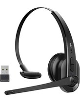 LEVN Wireless Headset with Mic for Work, Bluetooth Headset with Microphone... picture