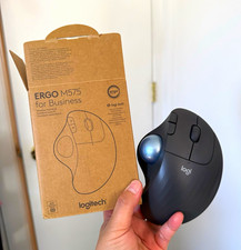 Logitech ERGO M575 for Business Wireless Optical Trackball Mouse 2000 DPI Black picture