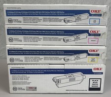 OKI Genuine C330 MC361 Toner Set CMYK 44469801 44469701 44469702 44469703 Sealed picture