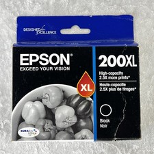 Epson 200XL Black Ink Cartridge - T200XL120 - Exp. 4/2019 - New picture