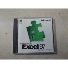 Microsoft Excel 97 Spreadsheet Program Windows 95 NT Vintage Software CD-ROM SR picture