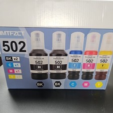 IMTFZCT 502 Compatible Ink Bottle Set 5-Pack , Plus 1 extra Black picture