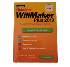 Quicken WillMaker Plus 2019, NOLO, for Mac & Windows / 10-A2 New picture