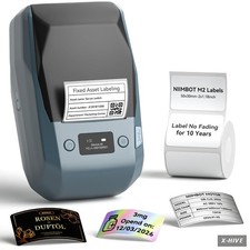 NIIMBOT M2 2 Inch Thermal Transfer Label Maker, 300DPI Bluetooth Label Printer, picture