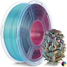 JAYO 1.75mm SILK PLA+ 3D Printer Filament Dual-Color Tri-Color Shiny 1.1KG Quad- picture