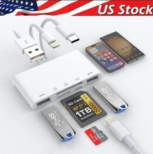 5 in 1 Memory Card Reader USB 3.0 OTG Adapter SD Card Reader For iPhone/iPad LOT picture