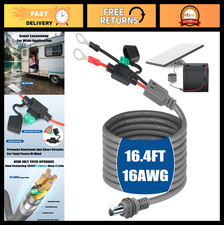 16.4FT Waterproof 16AWG Power Cable for Starlink Mini - Direct Battery Adapter, picture