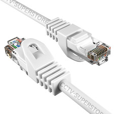 2 pcs 25FT Cat5e Ethernet Cable RJ45 UTP LAN Patch Cord Gaming Xbox PS4 White picture