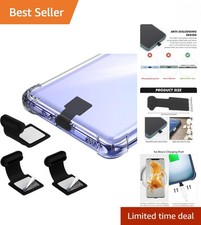 Effortless Installation USB C Dust Protectors - 3pcs Anti-Dust Caps, Black picture