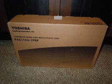 NEW Toshiba Hi-Speed Port Replicator III 120W Model PA5116U-1PRP Complete NIB picture