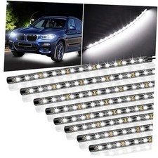  8 Pcs Car Led Light Strip IP67 Waterproof 11