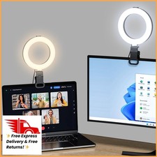 Ring Light for Computer Video Conference - Webcam Light for Monitor Clip On Remo picture