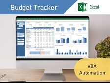 Excel Budget Template | Personal Finance Spreadsheet | Monthly Budget Tracker picture
