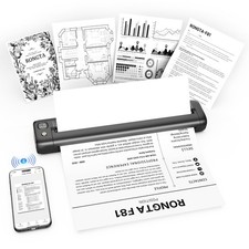 Portable Printers Wireless for Travel, Bluetooth Mobile Printer, Thermal Inkl... picture