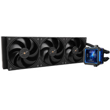 FW PRO 360 Black CPU AIO Cooler,Ips LCD Screen with 320 * 320 Resolution,For Am5 picture