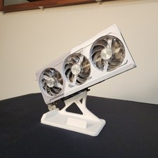 ASRock AMD Radeon RX 9070 XT Steel Legend GPU | 16 GB - White  picture