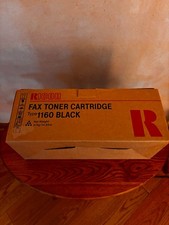 Genuine OEM Ricoh Fax Toner Cartridge 1160 Black H192-01 Unused Open Box picture