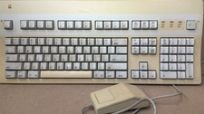 Apple Extended Keyboard II M3501 For Power Macintosh with Mouse G5431 picture