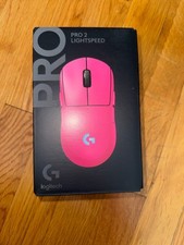 Brand New Logitech PRO 2 LIGHTSPEED Magenta Lightweight Gaming Mouse Pink picture