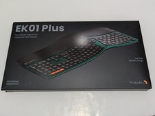 ProtoArc Backlit Bluetooth Ergonomic Keyboard, EK01 Plus Full Size - Green picture
