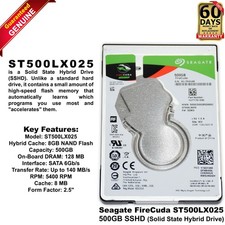 Seagate FireCuda Compute 500GB SATA 6G 5.4K cMLC 2.5