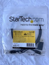 StarTech.com 3ft-1m USB-C Cable with USB-A Adapter Dongle, USB-C to C (10Gbps-PD picture