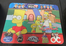 The Simpson's Homer vtg mousepad  advertising Americal Idol Super Bowl XXXIX picture