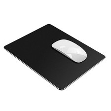 Vaydeer Hard Metal Mouse Pad for Desk Black 9.5L x 7.9W inches, picture