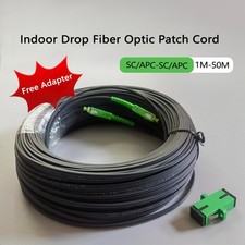 Indoor FTTH Drop Fiber Optic Cable Single Mode Simplex Core SC/APC-SC/APC 1M-50M picture