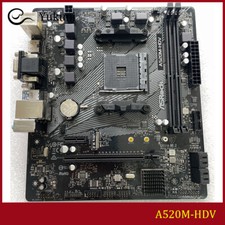 FOR ASROCK A520M-HDV DDR4*2 64GB AMD AM4 D-Sub DVI-D HDMI Motherboard Test OK picture