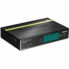TRENDnet 8-Port Gigabit PoE+ Switch, TPE-TG80G, 8 x Gigabit PoE+ Ports, 123W PoE picture