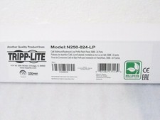 Tripp-Lite N250-024-LP 24-Port Cat6/Cat5 Low Profile Patch Panel Feed Thru [CTA] picture
