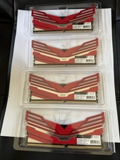 Oloy Warhawk Aura RGB 32GB (4 x 8GB) DDR4 3600 MHZ Memory RAM Red TESTED&WORKING picture