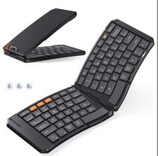 MEETION Ergonomic Foldable Wireless Bluetooth Rechargeable Keyboard Keyboard picture