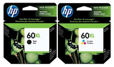 GENUINE NEW HP 60XL (CC641WN/CC644WN) Ink Cartridge 2-Pack picture